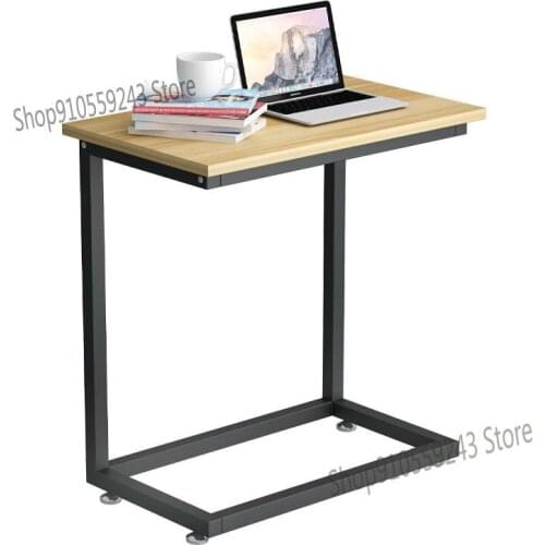 Customized Wrought Iron Sofa Side Table Corner Table Small Coffee Table Simple Mobile Bedside Table C-shaped Seam Table Side Com