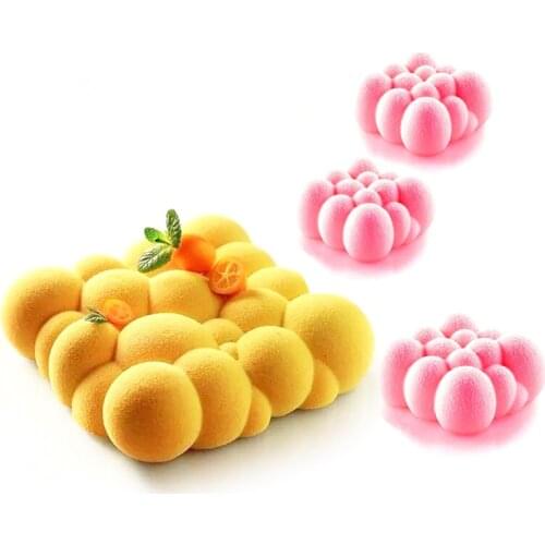Bubble Cloud Shaped Silicone Mold Dessert Cake Mousse Baking Dish Form Chocolate Jelly Moulds Cake Decorating Tool
