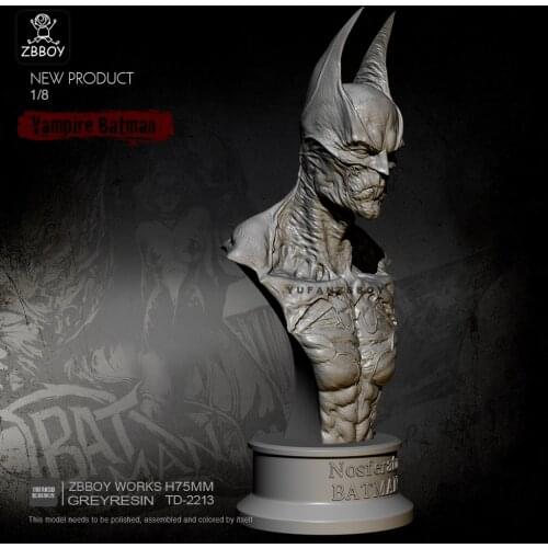 75MM Resin Bust Model Self-assembled TD-2213