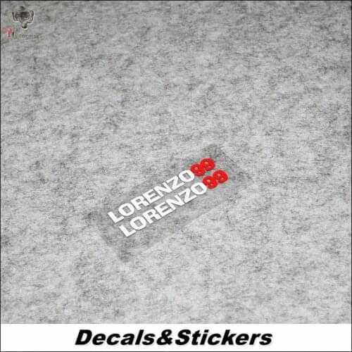 NO.L106 LORENZO 99 3M Reflective Modified Stickers Car Glass Helmet Waterproof MOTO GP Decals Racing Motorcycle