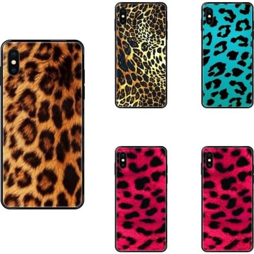 For Samsung Galaxy S5 S6 S7 S8 S9 S10 S10e S20 edge Lite Plus Ultra Black Soft TPU Cases Capa Cover White Beige Grey Leopard