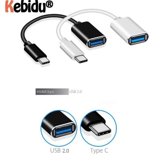 USB Adapter Type-C OTG Adapter Cable 16CM USB 3.1 Type C Male To USB 2.0 A Female OTG Data Cord Adapter