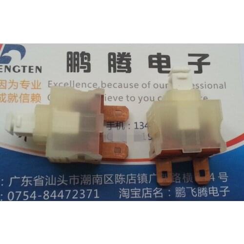1PCS Imported Electrolux vacuum cleaner switch water heater button self-locking switch power button switch 2 feet