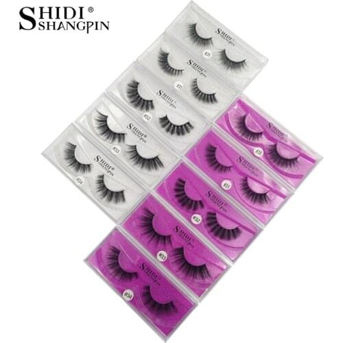 2box/lot 3D mink false eyelashes natrual long make up full strip lashes thick 3d mink fake lashes extension volume false lashes