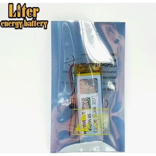 3.7V 502248 polymer lithium battery 500MAH Rechargeable Li-ion Batteries Cell With PCB For MP3 MP4 GPS PDA Bluetooth Headset