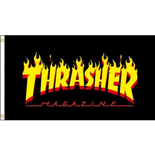 3X5 Ft Thrasher Flag Custom Polyester Print Flags and Banners for Decor