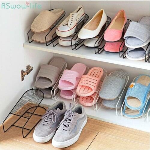 Lron Double Shoe Rack Simple Integrated Shoe Rack Creative Home Storage Rack Household Items