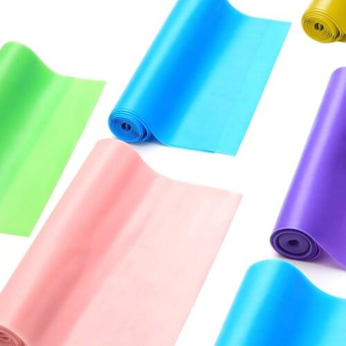 Elastic Resistance Bands Expander Stretch Exercise Rubber Band Fitness Equipment Pull Rope Strength Training Gym Yoga 1.5/1.8/2M