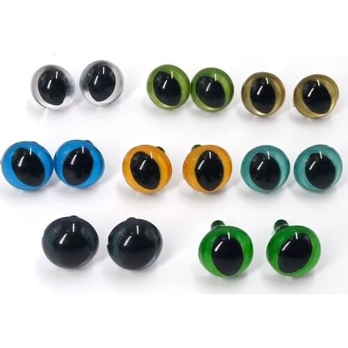 80pcs of 12mm Plastic Safety Eyes /cat toy eyes accessories Amigurumi Animals Eyes with washers