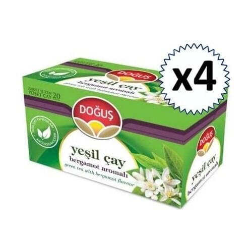 PERFECT WITH ITS GREAT FLAVORS Dogus Yesilcay With Bergamot 20 Pieces 4 Pieces FREE SHIPPING FREE SHIPPING FREE SHİPPİNG
