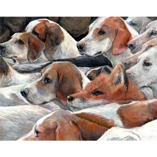 JMINE Div 5D beagle dog Full Diamond Painting cross stitch kits art High Quality Animal 3D paint by diamonds