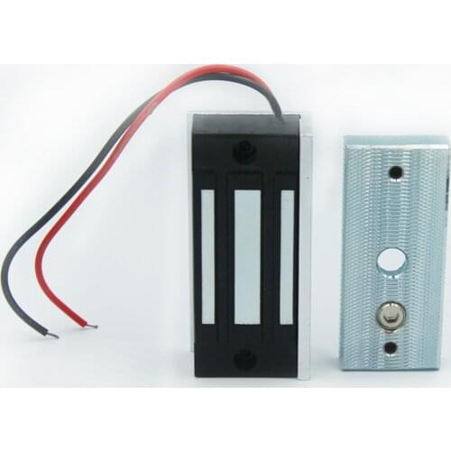 LUCKING DOOR 60KG-280KG Electric Lock Magnetic Lock DC 12V Single Door Electromagnetic Lock Holding Force For Access Control