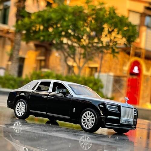 2021 NEW 1:28 Rolls-Royce Phantom Alloy Car Model Diecast & Toy Vehicles Toy Car Metal Collection Simulation Car Model Kids Gift