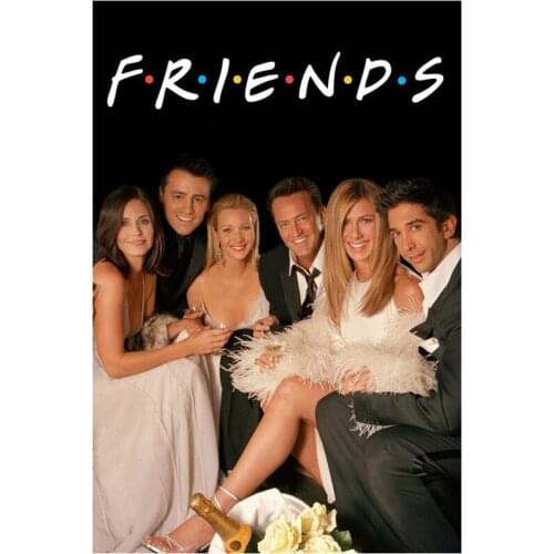 New Arrivals 5D DIY Full Round Diamond Painting Friends TV Poster 3D Embroidery Cross Stitch Rhinestone Home Decor Gift Y247