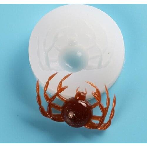 Horror Series Spider Halloween Liquid Silicone Fondant Cake Mould Baking