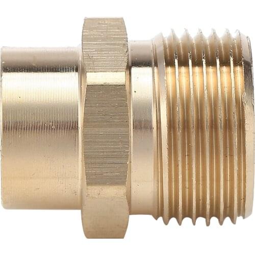 1pc Durable Washer Snow Foam Lance Adapter Fitting Adaptor Connector Coupler 1/4" F - M22 For Car Washing Equipment