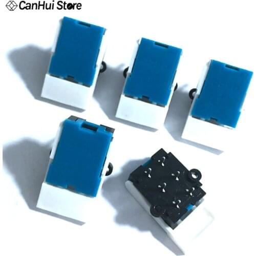 20Pcs/Lot 6pin White Telephone Hook Switch intercom doorbell plug retainer switch reed switch Household appliances accessories