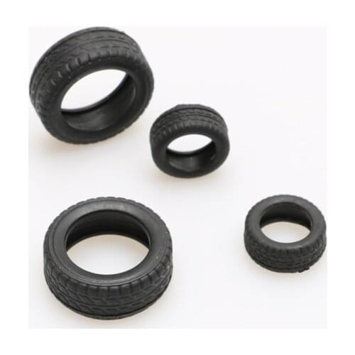 20PCS RC Tugboat Anti-collision Tires Diameter 18mm/28mm Miniature Wheel Mircro Simulated Tyres Decoration Parts for Boat Model