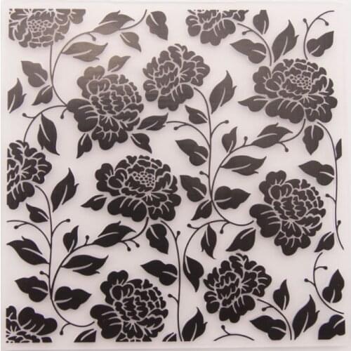 2020 Flowers Embossing Folders for Papers Photo Album Making Cards Supplies DIY 3D Plastic Scrapbooking Cutting Dies