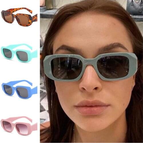 2021 Irregular Sunglasses Women Persoanlity Sun Glases Anti-UV Spectacles Edge Eyeglasses Square Adumbral Goggle A