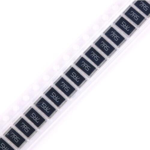 50 pcs 2512 SMD Resistor 7.5 ohm 7.5R 7R5 Chip Resistance 1W 5