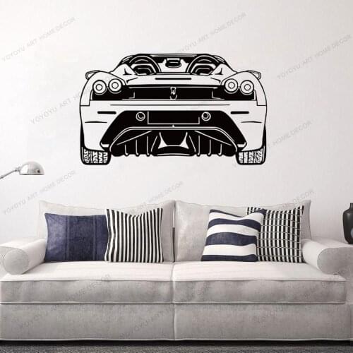 Car Racing Super Sports Home Decor Vinyl Wall Sticker For Kids Teens Room living room background Wall Decals CX534