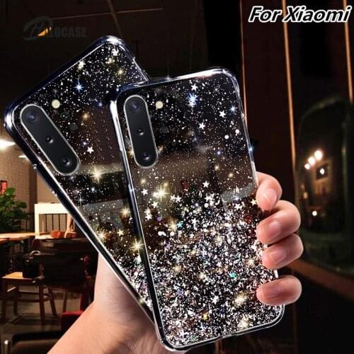 Glitter Bling Sequin Case For Xiaomi Redmi K20 Note 10 7 8 5 6 pro Soft Case For Mi A3 CC9 CC9E SE A2 Lite 6X 9TPro Phone Cover