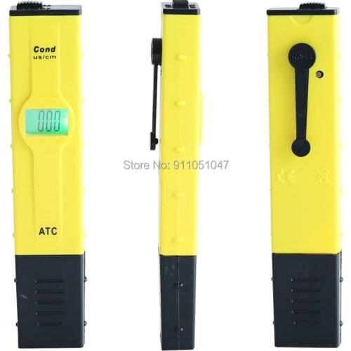 Conductivity Meter Portable Water Quality Tester Pen Type Digital Hydroponics Monitor for Aquarium Fishing Industry