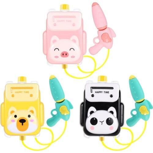 Childrens Animal Backpack Bomb Toy Pull-out Beach Play Water Spray Bomb Outdoor Beach Toys Kids Summer Drifting Water Pistol