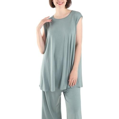 Summer Women pajama 8XL 9XL waist 150cm Plus size Womens summer suit