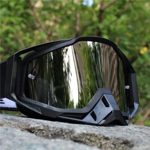 No Box Outdoor Motorcycle Goggles Cycling Sport ATV Dirt Bike Racing Glasses for Fox Motocross Google MX Helmet Race Sagan