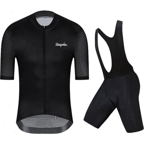 Black PNS Summer Cycling Suit Breathable Profession Team Bicycle Jersey New Pas Normal Studios Bike Clothing Kit Bike Shorts Set