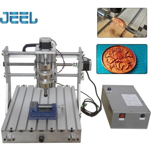 DIY Desktop CNC Aluminium Plate CNC Mini Engraving Machine 2530 Milling Machine PCB Round Engraving