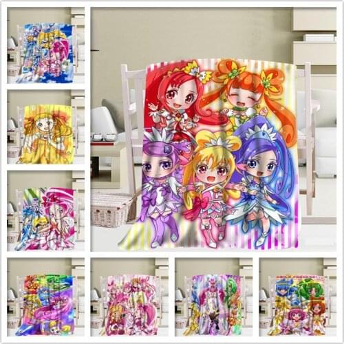 New Arrival Smile Precure Blankets 3D Printing Soft Blanket Throw On Home/Sofa/Bedding Portable Adult Travel Cover Blanket