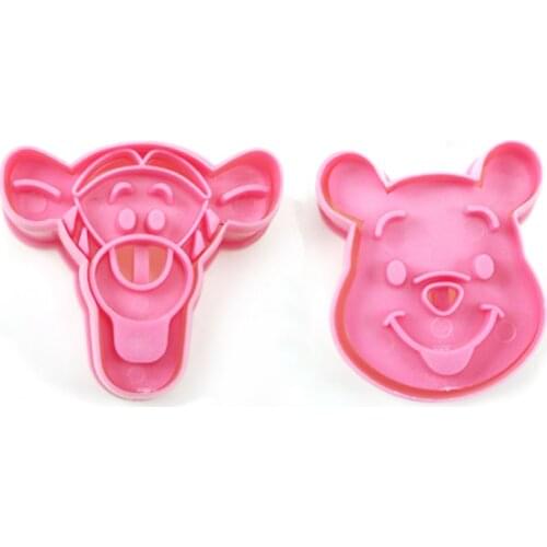 Panda Cookie Cutter Plastic Biscuit Cut Mold Baking Fruit Cut Cake Mold Embossing Printing Die