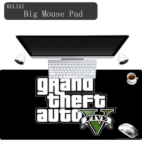XGZ Professional Customization Various Specifications Mouse Pad Desktop Pads Black Logo for Grand Theft Auto Gamers Mouse Mat