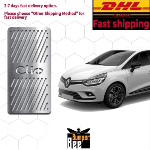 Renault Clio 4 HB 2012 2013 2014 2015 2016 2017 2018 2019 Car Accessories ABS Chrome Foot Rest Pedal Body Molding Moulding Trim