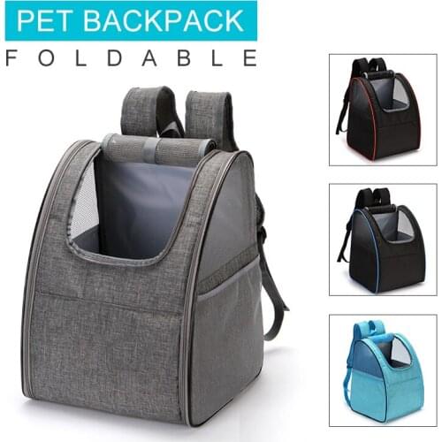 Dogs Carrier Backpack High Quality Decompressio Shock Resistant Portable Pet Bags Foldable Breathable Outdoor Travel Pet Package