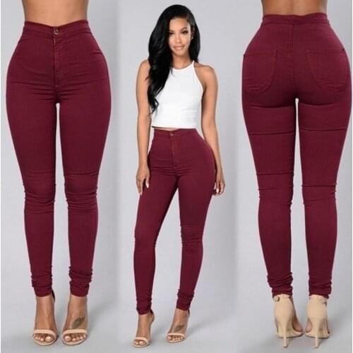 High Waisted Stretch Pants Slim Fit Pencil Trousers Leggings Women Clothing Pants Sexy Lady Skinny Woman Summer Plus Size S-4XL