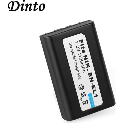 Dinto 1pc 1100mAh 7.2V EN-EL1 ENEL1 EN EL1 Replacement Camera Battery for Nikon Coolpix 775 880 995 4300 4500 4800 5400 5700