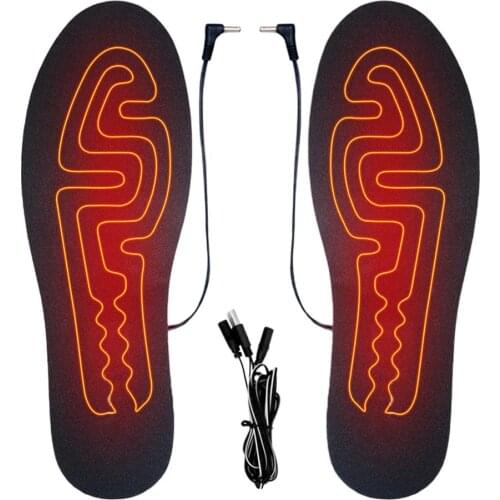 5V USB Heated Shoe Insoles Washable Heating Insoles Rechargeable Electric Heated Insoles Warm Shoes Insoles Mat Camping Hiking