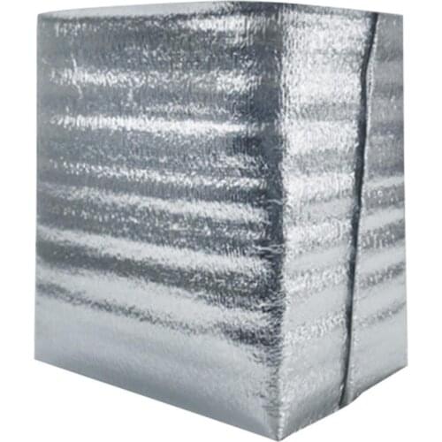 Thick 10Pcs Folding Lunch Bag Aluminum Foil Thermal Insulation Disposable Picnic Food Seafood Cake Fruit Delivery Pouch