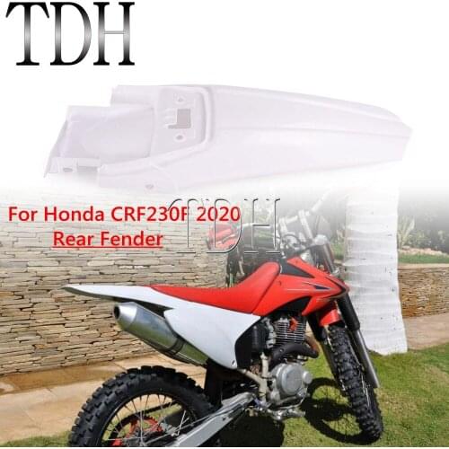 White Motorcycle Supermoto Rear Fender Wheel Lengthen Extension Fender Mudguard Splash Guard For Honda CRF230F 2020 Fender Garde