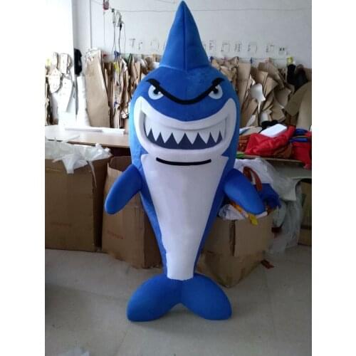 Shark Mascot Costume Cartoon Character Leafleteer Dress Funny Mascots Cosplay Theme Mascotte Carnival Costume Can Be Added Logo