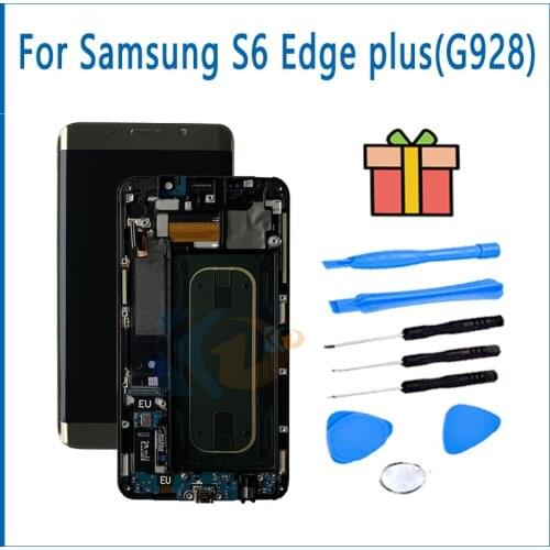 Moblie Phone Lcd Display Touch Screen For Samsung Galaxy S6 Edge Plus G928 LCD Digitizer