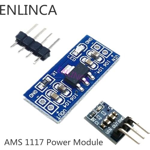 1~10pcs LM1117 AMS1117 4.5-7V turn 3.3V 5.0V 1.5V DC-DC Step down Power Supply Module For bluetooth Raspberry pi