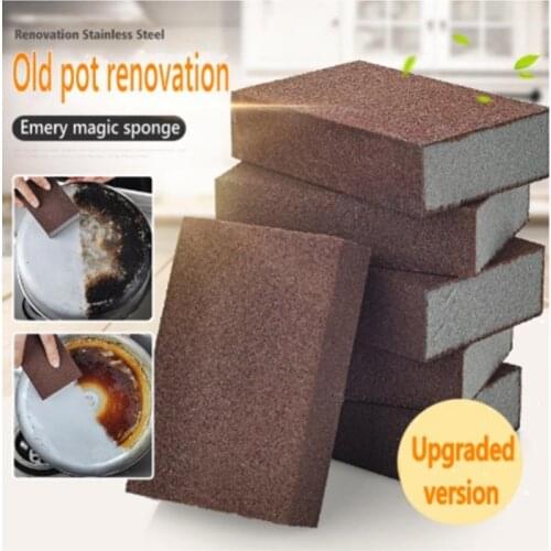 1Pcs Emery Cloth Melamine Sponge Eraser Melamine Cleaner For Kitchen Office Bathroom Cleaning Sponges