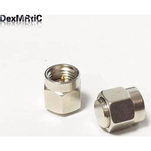 1pc SMA Male Plug Load 6G RF Coax Adapter convertor Straight Nickelplated NEW wholesale