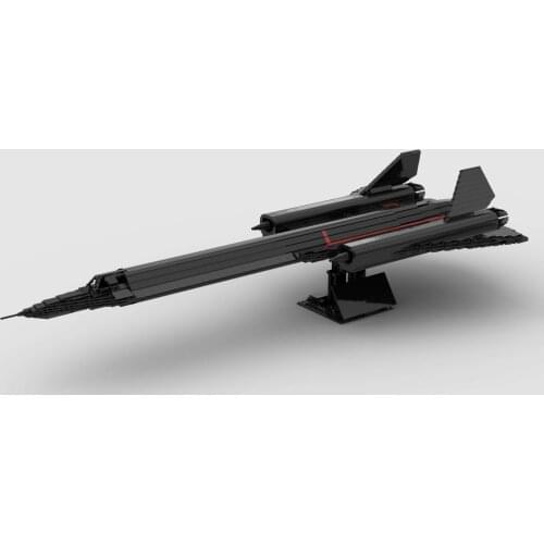 1698Pcs MOC-20612 SR-71 Blackbird by HeatproofNut Military Building Block
