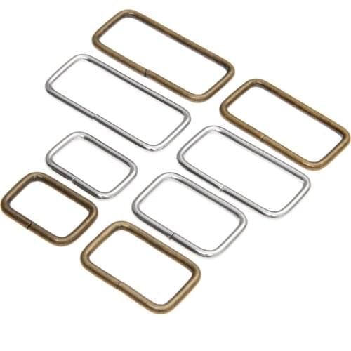 20Pcs Metal Adjustable Ring Buckles Garment Belt Strapping Belt DIY Needlework Luggage Sewing Handmade Bag Purse Buttons